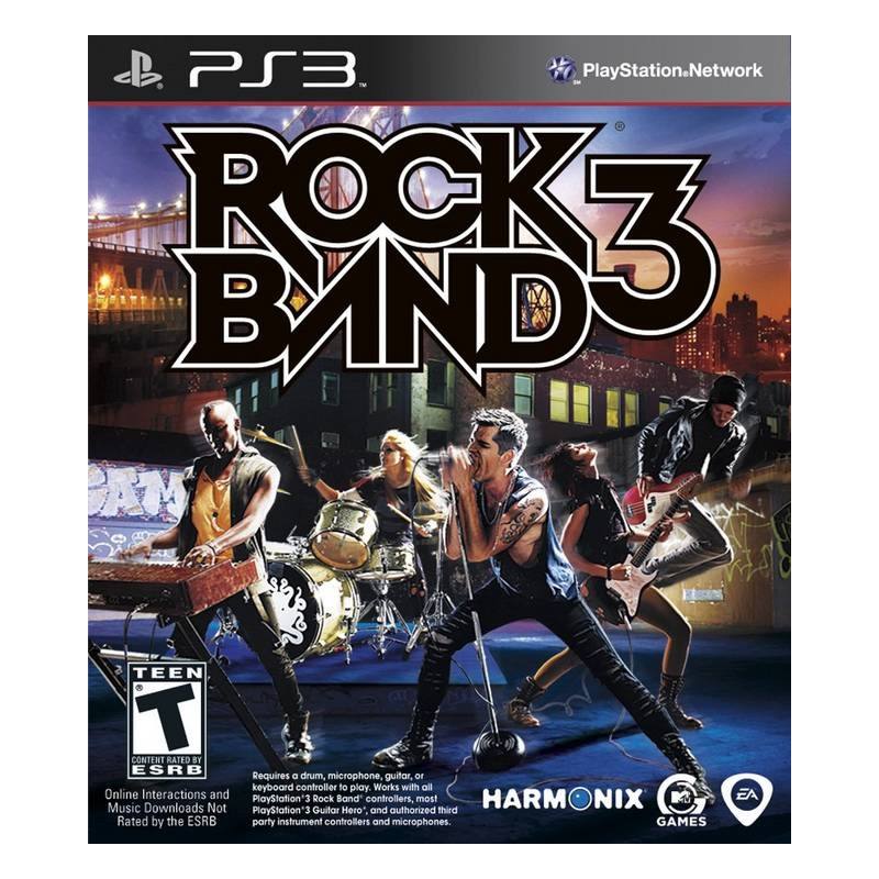 کاور بازی Rock Band 3 برای PS3