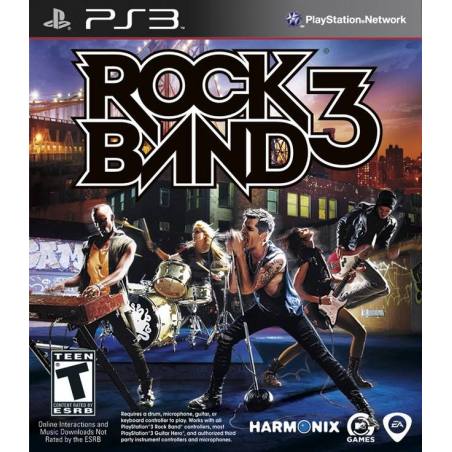 کاور بازی Rock Band 3 برای PS3 کاور بازی Rock Band 3 برای PS3