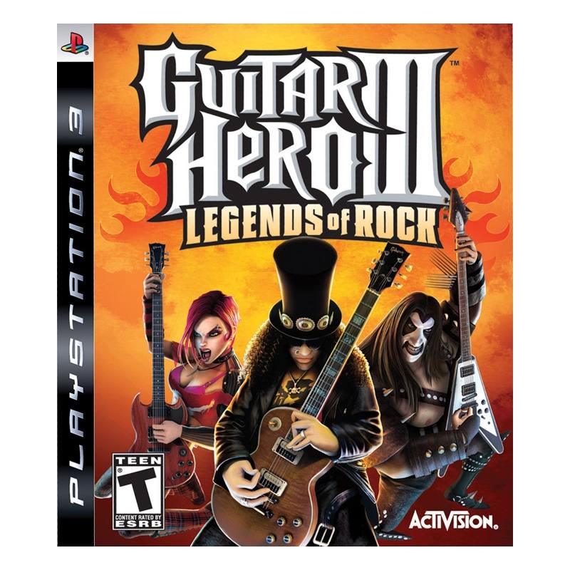 کاور بازی Guitar Hero III Legends of Rock برای PS3