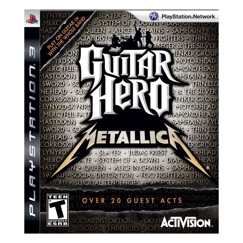کاور بازی Guitar Hero Metallica برای PS3