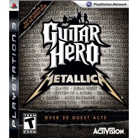 کاور بازی Guitar Hero Metallica برای PS3