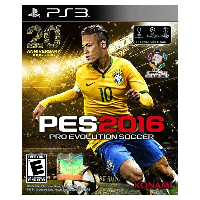کاور بازی Pro Evolution Soccer 2016 (PES 2016) برای PS3