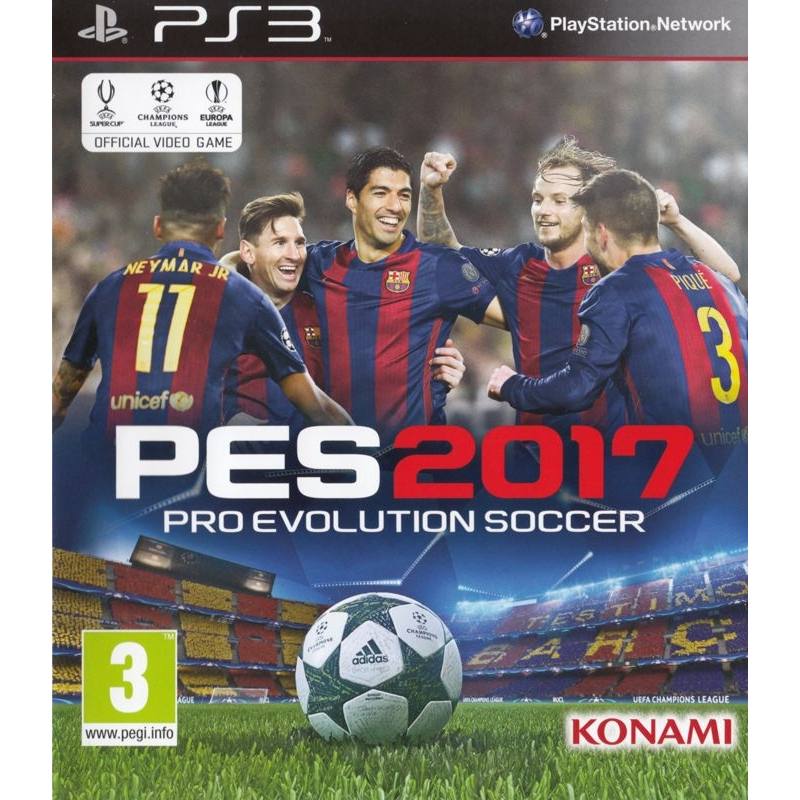 کاور بازی Pro Evolution Soccer 2017 (PES 2017) برای PS3