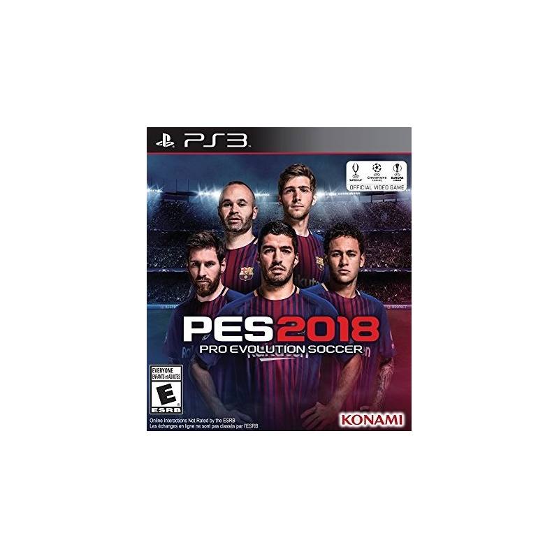 کاور بازی Pro Evolution Soccer 2018 (PES 2018) برای PS3