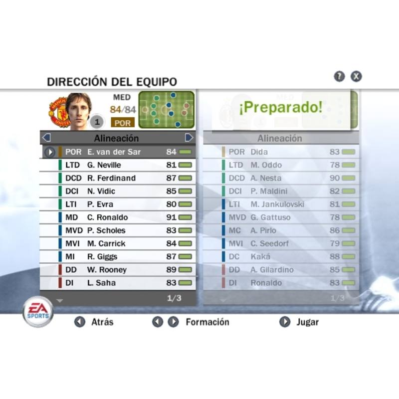 اسکرین شات و تصویر گیم پلی بازی FIFA 08 نسخه PS3 تصویر 3