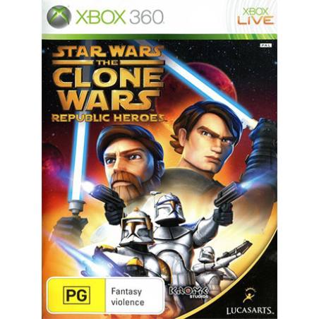کاور بازی Star Wars The Clone Wars Republic Heroes بازی Xbox 360 کاور بازی Star Wars The Clone Wars Republic Heroes بازی Xbox 360