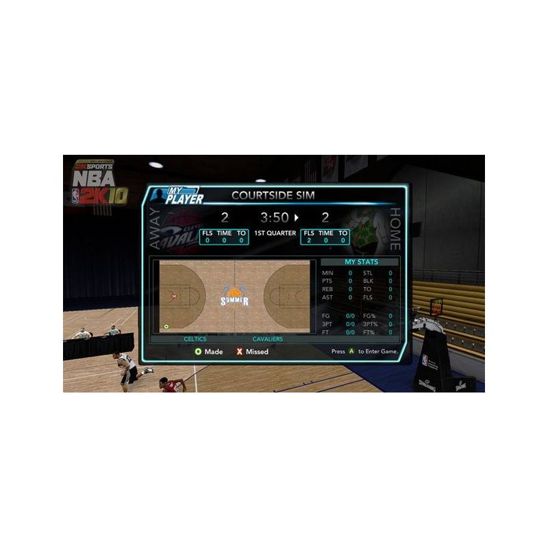 اسکرین شات و تصویر گیم پلی بازی NBA 2K10 نسخه PS3 تصویر 2