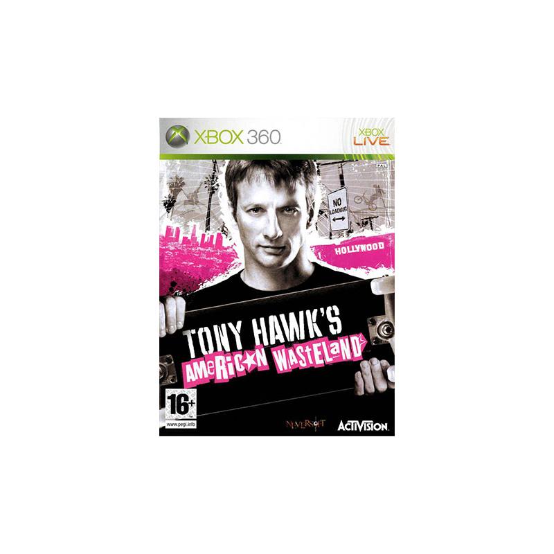 کاور بازی Tony Hawks American Wasteland بازی Xbox 360