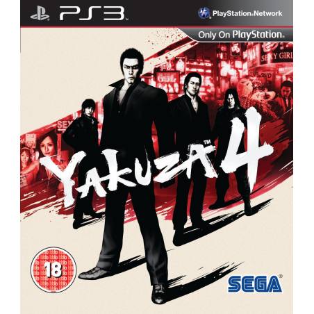 کاور بازی Yakuza 4 برای PS3 کاور بازی Yakuza 4 برای PS3