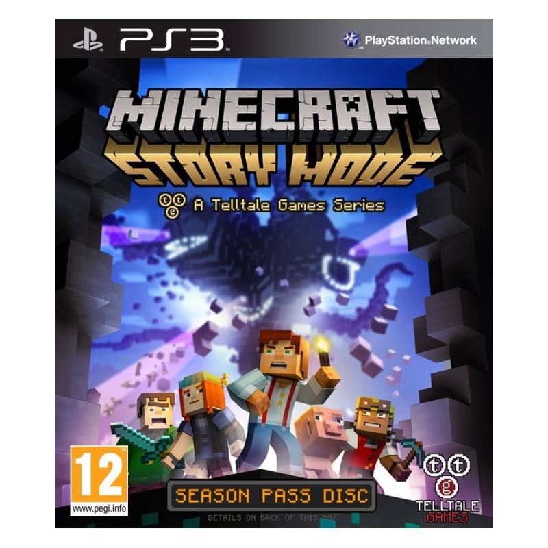 کاور بازی Minecraft: Story Mode - A Telltale Games Series برای PS3