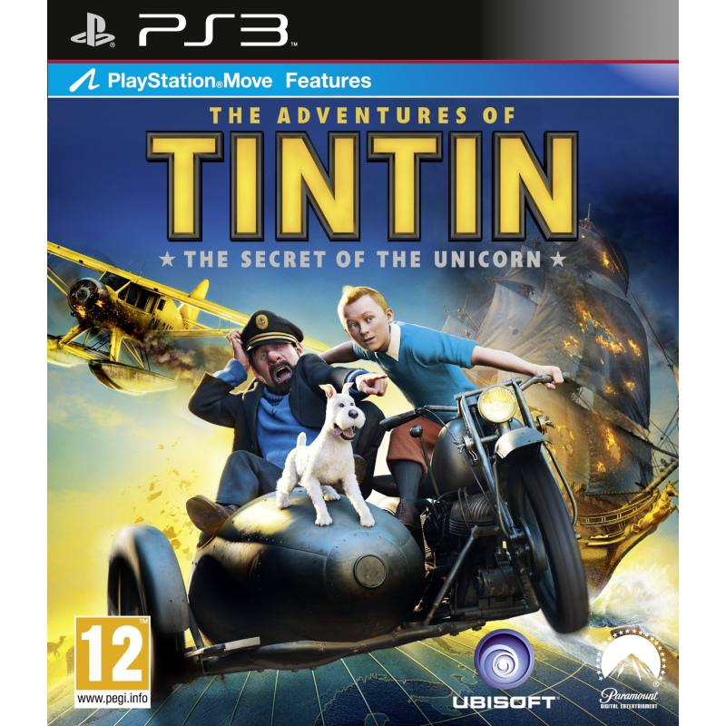 کاور بازی The Adventures of Tintin: The Game برای PS3