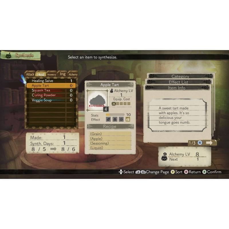 اسکرین شات و تصویر گیم پلی بازی Atelier Escha & Logy: Alchemists of the Dusk Sky نسخه PS3 تصویر 2