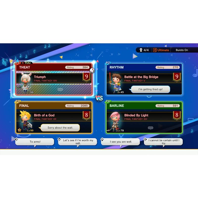 اسکرین شات (تصویر گیم پلی) بازی Theatrhythm Final Bar Line نسخه نینتندو سوییچ (Nintendo Switch) تصویر 2