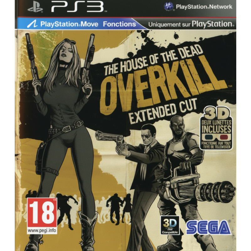 کاور بازی The House of the Dead: Overkill – Extended Cut برای PS3