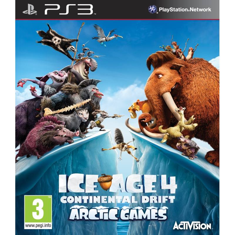 کاور بازی Ice Age: Continental Drift - Arctic Games برای PS3