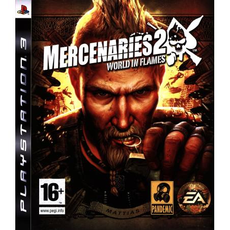 کاور بازی Mercenaries 2: World in Flames برای PS3