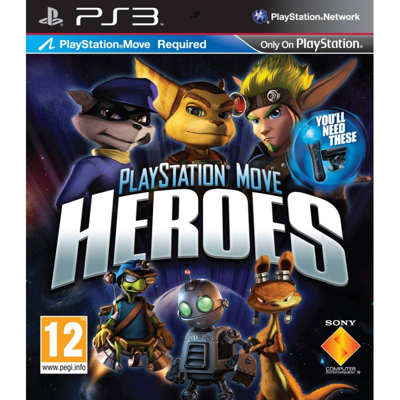 کاور بازی PlayStation Move Heroes برای PS3