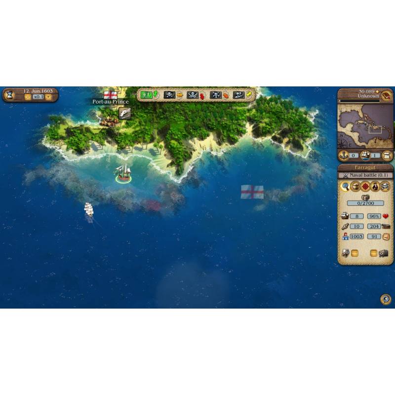 اسکرین‌شات و تصویر گیم‌پلی بازی Port Royale 3: Gold Edition نسخه PS3 تصویر 2