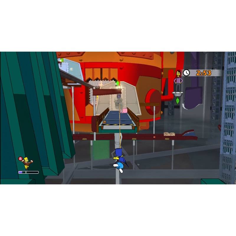 اسکرین‌شات و تصویر گیم‌پلی بازی The Simpsons Game نسخه PS3 تصویر 2