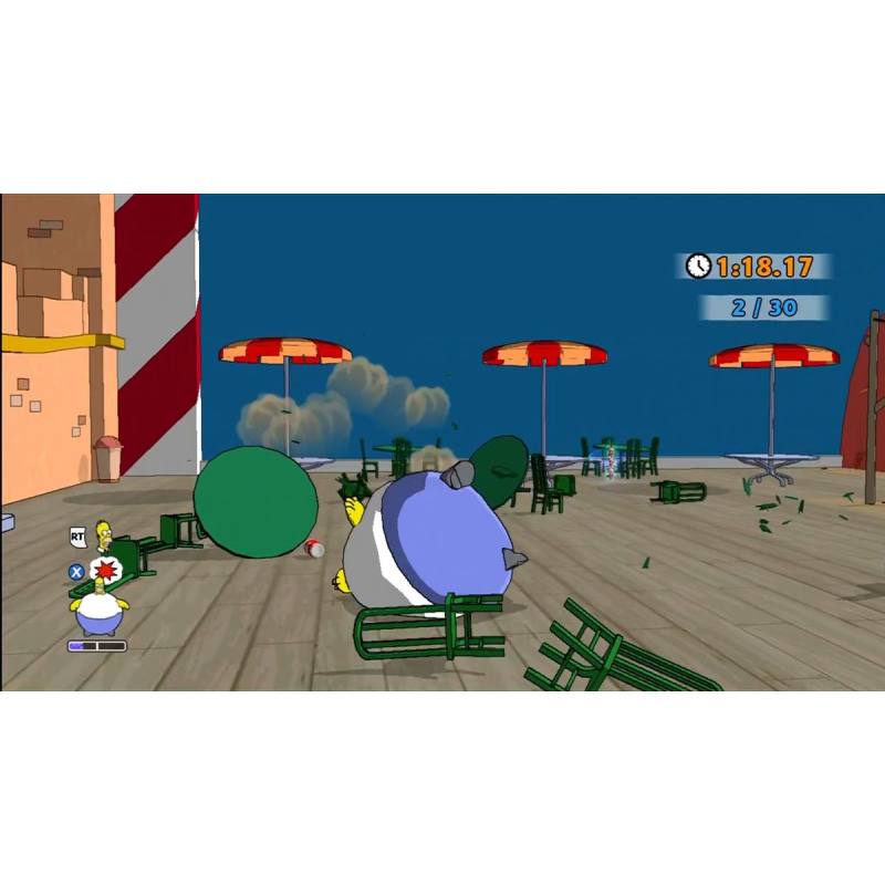 اسکرین‌شات و تصویر گیم‌پلی بازی The Simpsons Game نسخه PS3 تصویر 3