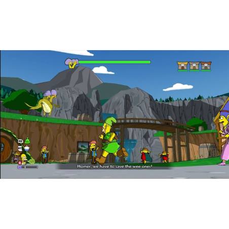 اسکرین‌شات و تصویر گیم‌پلی بازی The Simpsons Game نسخه PS3 تصویر 4