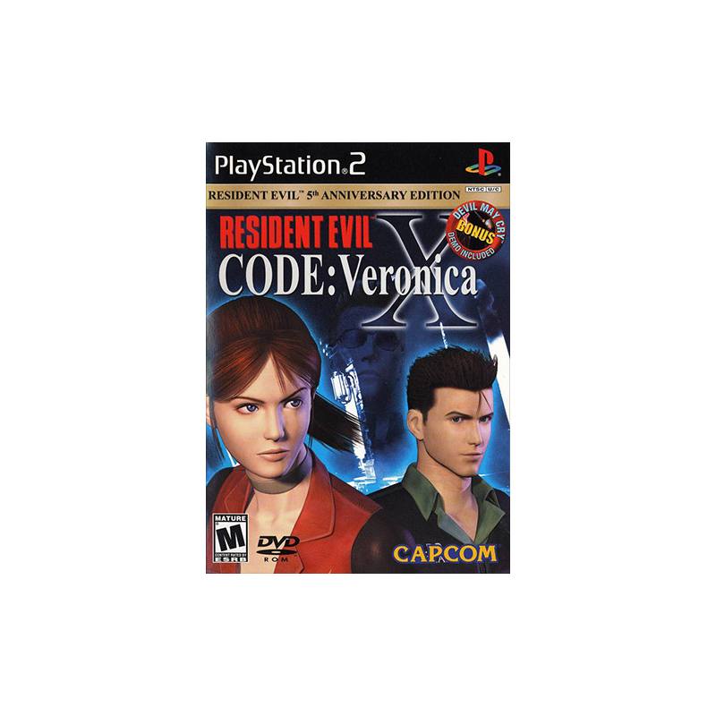 کاور بازی Resident Evil Code Veronica X برای PS2