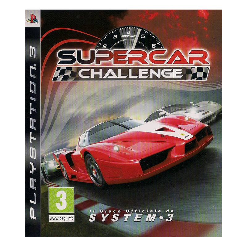 کاور بازی SuperCar Challenge برای PS3