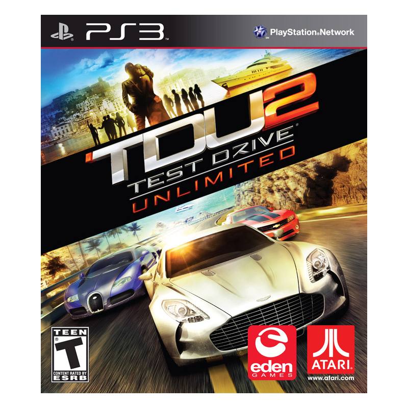 کاور بازی Test Drive Unlimited 2 برای PS3