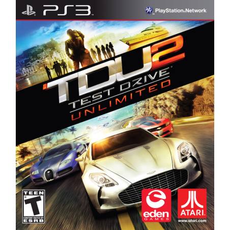 کاور بازی Test Drive Unlimited 2 برای PS3