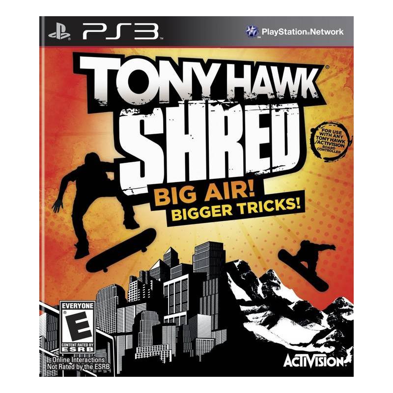 کاور بازی Tony Hawk: Shred برای PS3