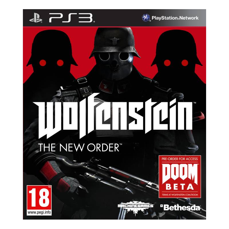 کاور بازی Wolfenstein: The New Order برای PS3