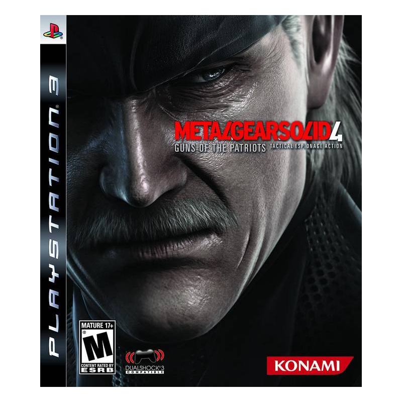 کاور بازی Metal Gear Solid 4: Guns of the Patriots برای PS3