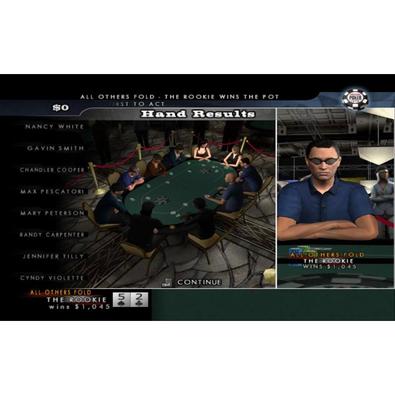 اسکرین‌شات و تصویر گیم‌پلی بازی World Series of Poker 2008: Battle for the Bracelets نسخه PS3 تصویر 1