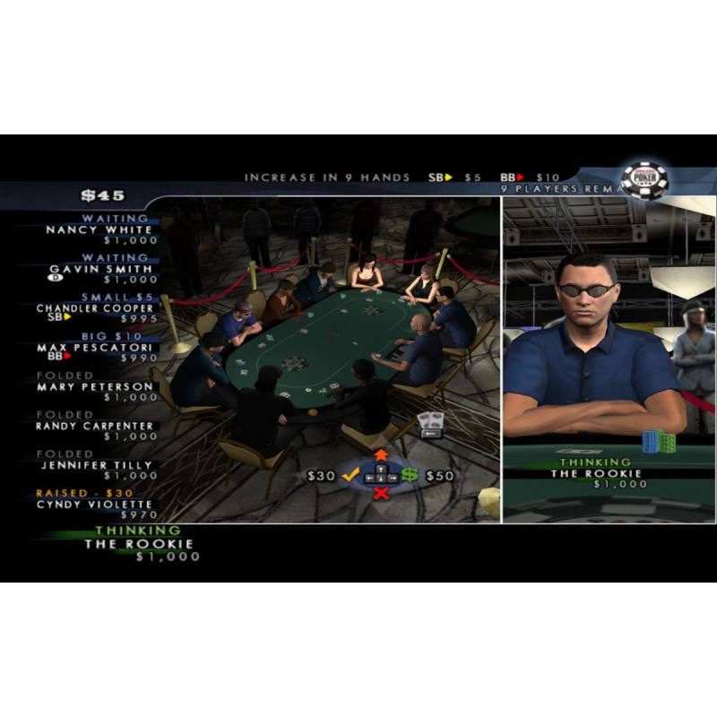 اسکرین‌شات و تصویر گیم‌پلی بازی World Series of Poker 2008: Battle for the Bracelets نسخه PS3 تصویر 3