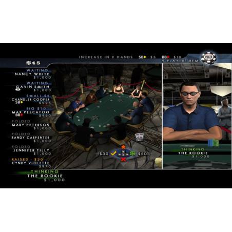 اسکرین‌شات و تصویر گیم‌پلی بازی World Series of Poker 2008: Battle for the Bracelets نسخه PS3 تصویر 3