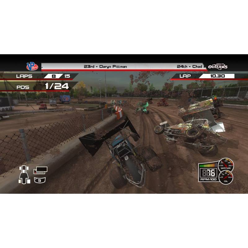 اسکرین‌شات و تصویر گیم‌پلی بازی World of Outlaws: Sprint Cars نسخه PS3 تصویر 1