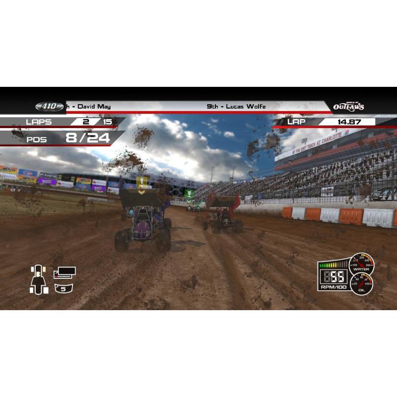 اسکرین‌شات و تصویر گیم‌پلی بازی World of Outlaws: Sprint Cars نسخه PS3 تصویر 4