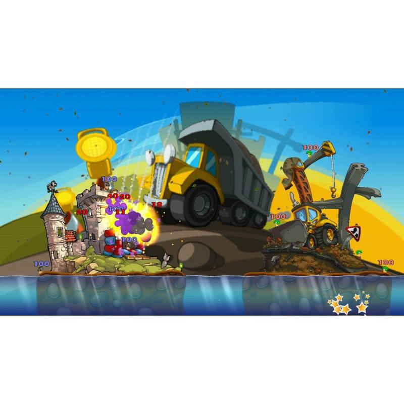 اسکرین‌شات و تصویر گیم‌پلی بازی Worms: The Revolution Collection نسخه PS3 تصویر 6