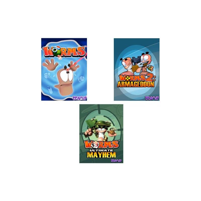 اسکرین‌شات و تصویر گیم‌پلی بازی Worms Collection نسخه PS3 تصویر 1