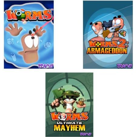 اسکرین‌شات و تصویر گیم‌پلی بازی Worms Collection نسخه PS3 تصویر 1