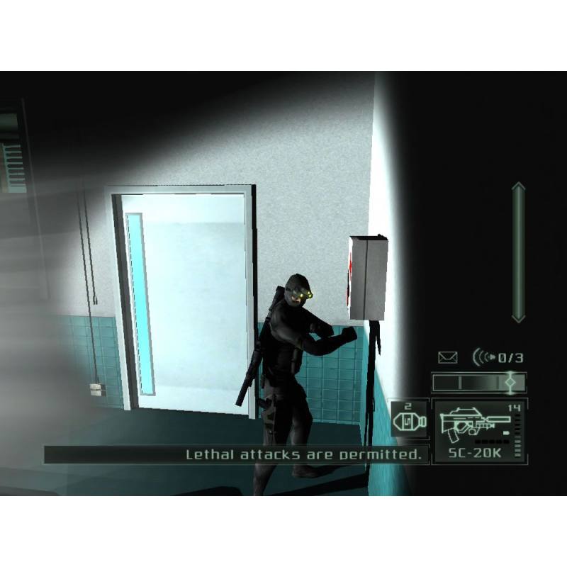 اسکرین شات و تصویر گیم پلی بازی Tom Clancy's Splinter Cell - Pandora Tomorrow مربوط به PS2 (پلی استیشن 2) تصویر شماره 2