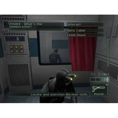 اسکرین شات و تصویر گیم پلی بازی Tom Clancy's Splinter Cell - Pandora Tomorrow مربوط به PS2 (پلی استیشن 2) تصویر شماره 3