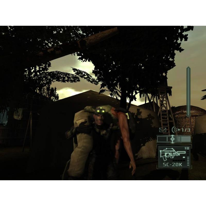 اسکرین شات و تصویر گیم پلی بازی Tom Clancy's Splinter Cell - Pandora Tomorrow مربوط به PS2 (پلی استیشن 2) تصویر شماره 4