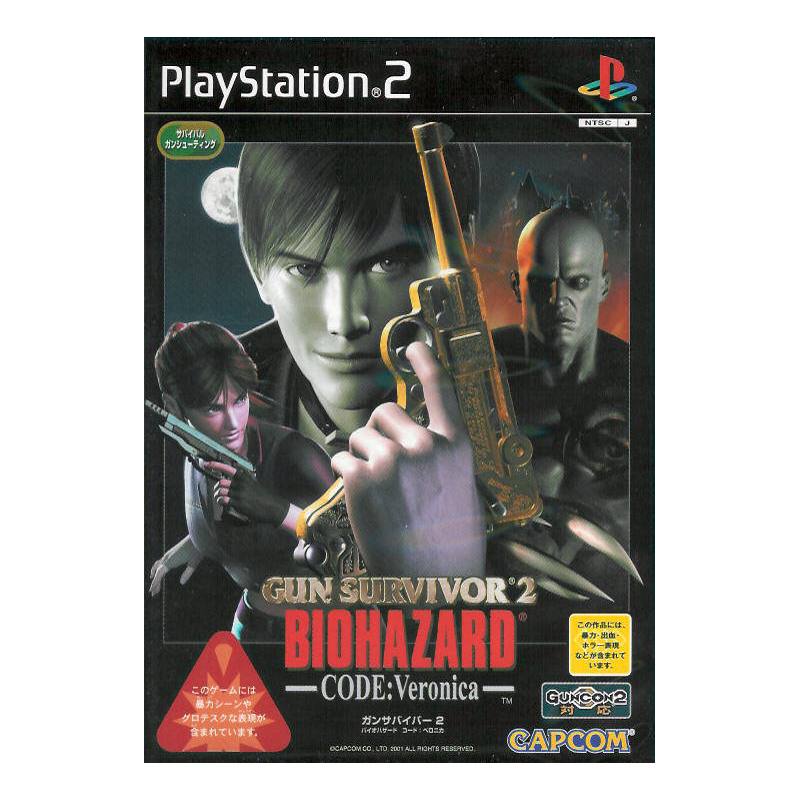 کاور بازی Resident Evil - Survivor 2 - Code - Veronica برای پلی استیشن 2 (PS2)