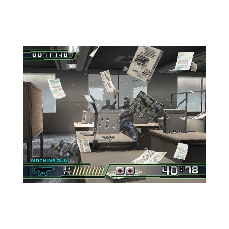 اسکرین شات و تصویر گیم پلی بازی Time Crisis - Crisis Zone مربوط به PS2 (پلی استیشن 2) تصویر شماره 2