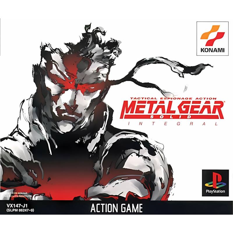 کاور دوم بازی Metal Gear Solid Integral مخصوص پلی استیشن وان (Ps1)