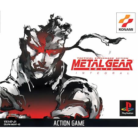 کاور دوم بازی Metal Gear Solid Integral مخصوص پلی استیشن وان (Ps1)