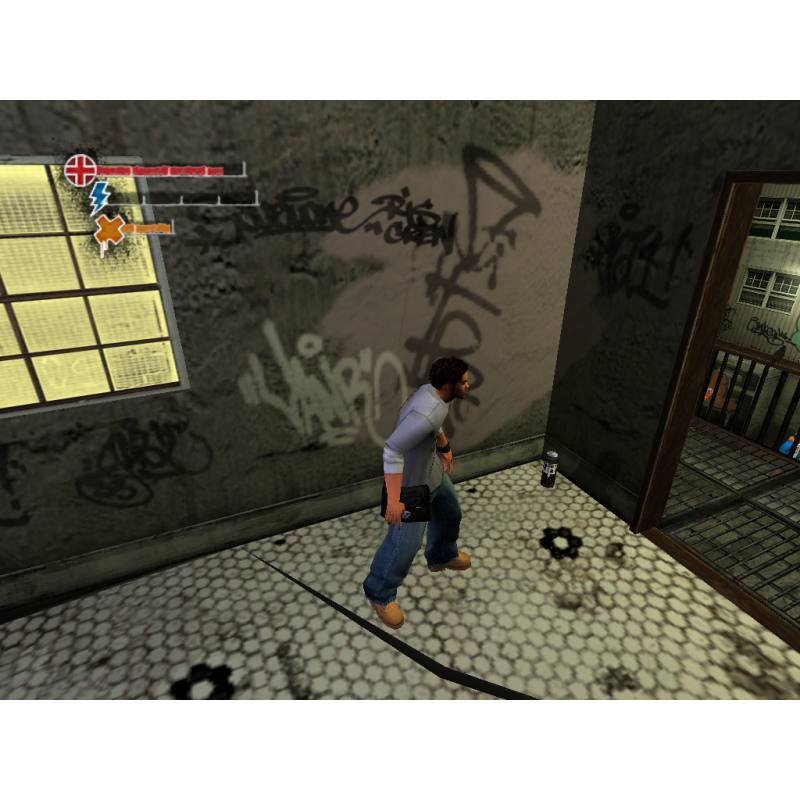 اسکرین شات و تصویر گیم پلی بازی Getting Up: Contents Under Pressure مربوط به PS2 (پلی استیشن 2) تصویر شماره 3