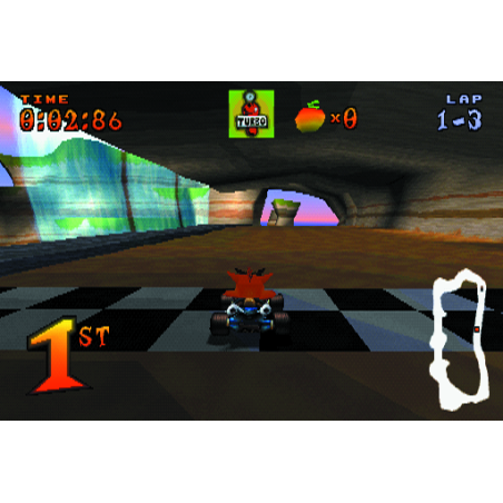اسکرین شات و تصویر گیم‌پلی بازی Crash Team Racing مخصوص پلی استیشن وان (PS1) تصویر شماره 1