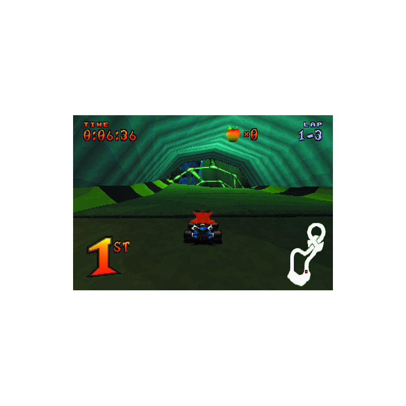 اسکرین شات و تصویر گیم‌پلی بازی Crash Team Racing مخصوص پلی استیشن وان (PS1) تصویر شماره 2